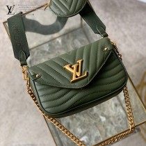 LV 原單新款 M56471 綠色Multi Pochette New Wave手袋