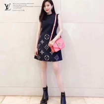 LV M55949 玫紅 原單牛皮新款  Pont 9 手袋
