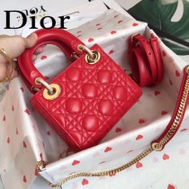 DIOR迪奧-05 原版皮3格DiorLady戴妃包 鏈條120cm 可調節皮肩帶