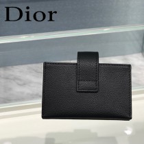 DIOR-04 迪奧原版皮SADDLE DIOR OBLIQUE 新款老花小卡包