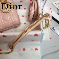 DIOR迪奧-06 原版皮3格DiorLady戴妃包 鏈條120cm 可調節皮肩帶