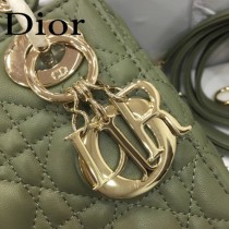 DIOR迪奧-019 原版皮3格DiorLady戴妃包 鏈條120cm 可調節皮肩帶