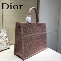 DIOR迪奧-02 原版皮新款刺繡Dior Book Tote購物袋手提包