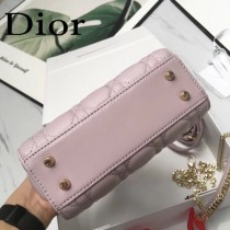 DIOR迪奧-020 原版皮3格DiorLady戴妃包 鏈條120cm 可調節皮肩帶