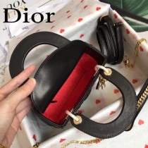 DIOR迪奧-013 原版皮3格DiorLady戴妃包 鏈條120cm 可調節皮肩帶