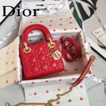 DIOR迪奧-05 原版皮3格DiorLady戴妃包 鏈條120cm 可調節皮肩帶