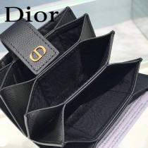 DIOR-04 迪奧原版皮SADDLE DIOR OBLIQUE 新款老花小卡包