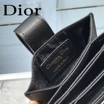 DIOR-04 迪奧原版皮SADDLE DIOR OBLIQUE 新款老花小卡包