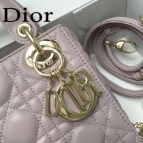 DIOR迪奧-020 原版皮3格DiorLady戴妃包 鏈條120cm 可調節皮肩帶
