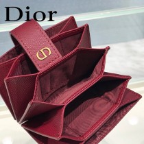 DIOR-02 迪奧原版皮SADDLE DIOR OBLIQUE 新款老花小卡包