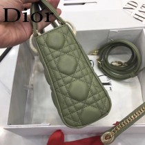 DIOR迪奧-019 原版皮3格DiorLady戴妃包 鏈條120cm 可調節皮肩帶