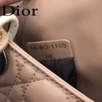 DIOR迪奧-017 原版皮3格DiorLady戴妃包 鏈條120cm 可調節皮肩帶