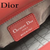 DIOR迪奧-014 原版皮3格DiorLady戴妃包 鏈條120cm 可調節皮肩帶