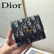 DIOR迪奧原版皮30 Montaigne蒙田三折錢包