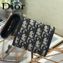 DIOR迪奧原版皮30 Montaigne蒙田三折錢包