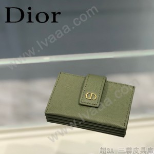 DIOR-03 迪奧原版皮SADDLE DIOR OBLIQUE 新款老花小卡包