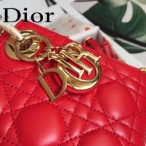 DIOR迪奧-05 原版皮3格DiorLady戴妃包 鏈條120cm 可調節皮肩帶