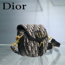 DIOR迪奧原版皮小號BOBBY郵差包