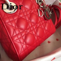 DIOR迪奧-04 原版皮3格DiorLady戴妃包 鏈條120cm 可調節皮肩帶