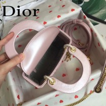 DIOR迪奧-03 原版皮3格DiorLady戴妃包 鏈條120cm 可調節皮肩帶