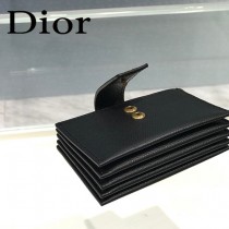 DIOR-04 迪奧原版皮SADDLE DIOR OBLIQUE 新款老花小卡包