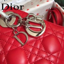 DIOR迪奧-04 原版皮3格DiorLady戴妃包 鏈條120cm 可調節皮肩帶