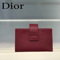 DIOR-02 迪奧原版皮SADDLE DIOR OBLIQUE 新款老花小卡包
