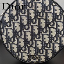 DIOR迪奧原版皮oblique圓餅包斜挎