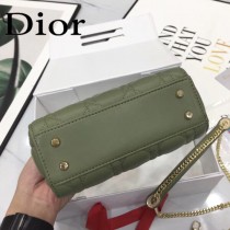 DIOR迪奧-019 原版皮3格DiorLady戴妃包 鏈條120cm 可調節皮肩帶