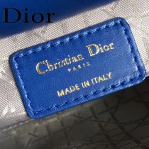 DIOR迪奧-08 原版皮3格DiorLady戴妃包 鏈條120cm 可調節皮肩帶
