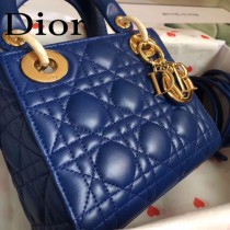 DIOR迪奧-08 原版皮3格DiorLady戴妃包 鏈條120cm 可調節皮肩帶