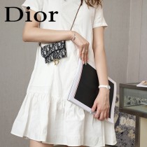 迪奧 原版皮 Dior最新款的鏈條小錢包
