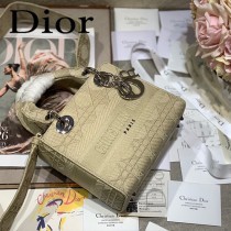 DIOR迪奧-01 原版皮 2020春夏系列戴妃包
