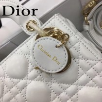DIOR迪奧-016 原版皮3格DiorLady戴妃包 鏈條120cm 可調節皮肩帶