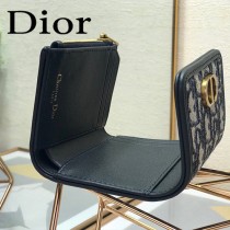 DIOR迪奧原版皮30 Montaigne蒙田三折錢包