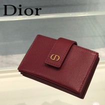 DIOR-02 迪奧原版皮SADDLE DIOR OBLIQUE 新款老花小卡包