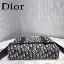 迪奧9055 原版皮 Dior最新款Oblique 圖案提花斜掛包