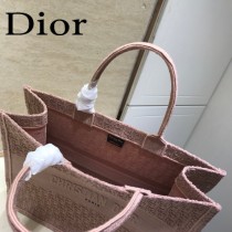 DIOR迪奧-02 原版皮新款刺繡Dior Book Tote購物袋手提包