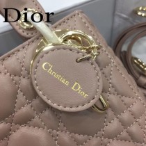 DIOR迪奧-017 原版皮3格DiorLady戴妃包 鏈條120cm 可調節皮肩帶