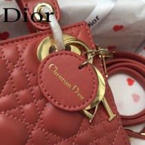 DIOR迪奧-015 原版皮3格DiorLady戴妃包 鏈條120cm 可調節皮肩帶