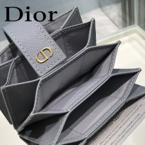 DIOR-05 迪奧原版皮SADDLE DIOR OBLIQUE 新款老花小卡包