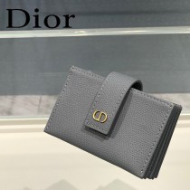 DIOR-05 迪奧原版皮SADDLE DIOR OBLIQUE 新款老花小卡包