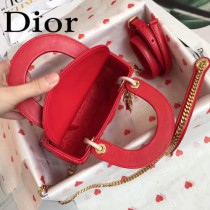 DIOR迪奧-05 原版皮3格DiorLady戴妃包 鏈條120cm 可調節皮肩帶