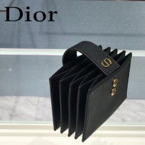 DIOR-04 迪奧原版皮SADDLE DIOR OBLIQUE 新款老花小卡包