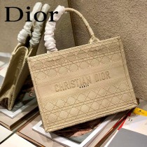 Dior迪奧-02 原版皮小號Book Tote 購物袋