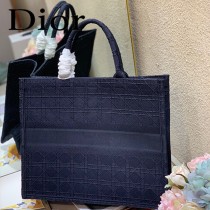 DIOR迪奧-01 原版皮新款刺繡Dior Book Tote購物袋手提包