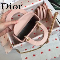 DIOR迪奧-06 原版皮3格DiorLady戴妃包 鏈條120cm 可調節皮肩帶