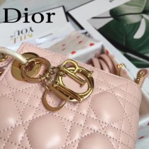 DIOR迪奧-06 原版皮3格DiorLady戴妃包 鏈條120cm 可調節皮肩帶