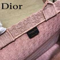 DIOR迪奧-02 原版皮新款刺繡Dior Book Tote購物袋手提包
