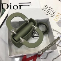DIOR迪奧-018 原版皮3格DiorLady戴妃包 鏈條120cm 可調節皮肩帶